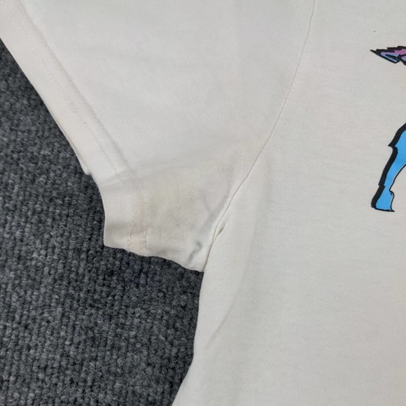 GFTD Los Angeles Mens Anarchy Grim Reaper Graphic T-Shirt White M Rhinestone - Picture 5 of 16